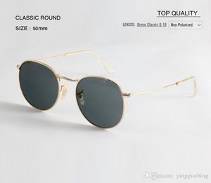 2021 whole Top quality round metal Sun Glasses designer Mens circle Sunglasses Women Fashion Famous Brand uv400 Eyewear Gafas 3392116