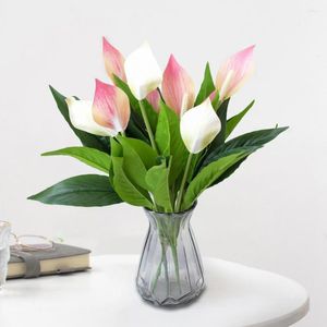 Декоративные цветы Поддельный цветок Красивое легкое искусственное растение, сортированное для рабочего стола