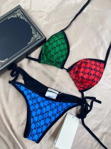 Damen-Badeanzüge, Bikinis, Badeanzüge, hohe Taille, Textil-Damen-Badeanzüge, sexy rückenfreies Damen-Bikini-Set