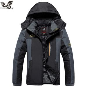 Mens Down Parkas Mantel salju Ski pria jaket bulu domba parka tahan air pakaian luar militer mendaki berkemah musim dingin 230922