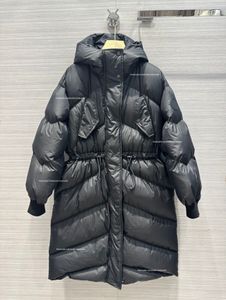 2023 Autumn/Winter Design Fashion Silhouette Casual Versatile Warm Bread Suit Men's and Women's Long Down Coat