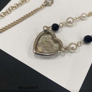 top Designer Necklaces Women Choker Stamp Love Quality Original Edition Never Fade Matte Gold Diamond Women Necklace Chain Copper For Women Jewelry