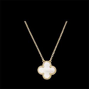 Designer Pendant Necklaces for Women Elegant 4/four Leaf Clover Locket Necklace Bracelet Gradual Highly Quality Choker Chains Jewelry9t1m