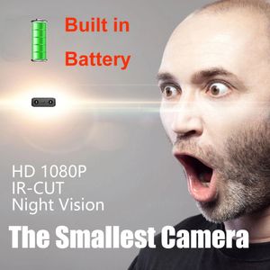 Mini Câmera XD IR-CUT Menor Full HD 1080P Filmadora de Segurança Doméstica Infravermelha Visão Noturna Micro cam DV DVR Detecção de Movimento Gravador de Vídeo Bateria Integrada