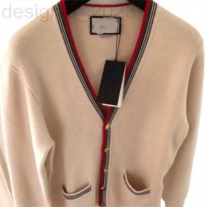 여자 스웨터 디자이너 디자이너 여성 스웨터 니트 카디건 편지 패션 V- 넥 긴팔 가디건 재킷 니트웨어 셔츠 가을 겨울 땀