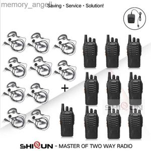 Walkie Talkie 2/4/10Pcs Baofeng 888S Walkie Talkie BF-888S Zwei Weg Radio 5W 400-470MHz 16CH UHF USB Ladung Comunicador Sender Transceiver HKD230922