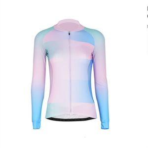 Bisiklet Jersey Setleri Lady Long Sleeve Set Seti Jel Nefes Alabası Bisiklet Racing Sport Mountain Bike Suit 230922