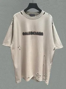 T-shirt polo da uomo T-shirt girocollo Abbigliamento estivo in stile polare ricamato e stampato con puro cotone da strada jy3i5