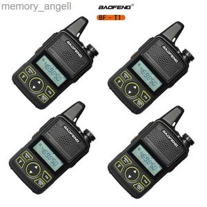 Walkie talkie 2023 Baofeng BF-T1 Handheld Mini Walkie-Talkie UHF MHZ FM HF Transceiver Transceiver's Dwukierunkowy radio bezprzewodowy intercom HKD230922