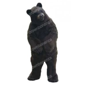 Performance Black Bear Mascot Costumes Halloween Cartoon Character Outfit Suit Xmas Outdoor Party Outfit unisex PREMOTIONAL REDLÄGGREDSER