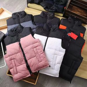 Men Winter puffer Vest Women Down Gilet Waterproof Casual Couple Parka Outdoor Warm thick Outfit Outwear Multicolor Top Vests Streetwear Spring Autumn Winter H45