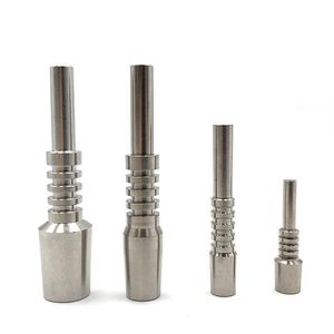 Andra handverktyg Titanium Nectar Collector Tip Nail 10mm 14mm 18mm Inverterad grad 2 Ti för glas droppleverans hem trädgård dhyfw
