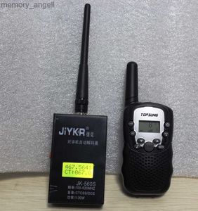 Walkie Talkie Portable Frequency Counter Meter 100MHz-520MHz CTCSS/DCS DECODER Output Power Decoder för Analog Walkie Talkie T-388 UHF VHF HKD230922