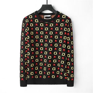 Maglione di lusso da donna di design maglione sfumato lettere jacquard moda uomo Parigi T Street manica lunga M-XXXL V2