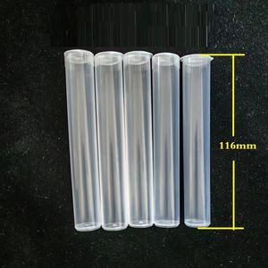 Tubo di plastica per tabacco da 116 mm Doob Stash Jar fumo Contenitore per erbe Honeypuff Tubo di carta cono di rotolamento per sigarette