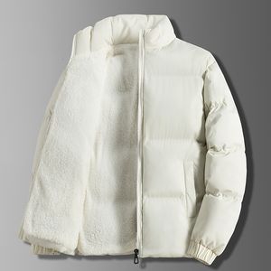 Men Down Parkas Plus Size Men polarowe kurtki wyłożone kurtki puffer gęstość ciepła bawełniana wyściełana jesień stojak na zimę kołnierzowe płaszcze 230921