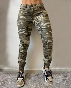 Men S Jean S Pants 2023 Fashion Street Trends Camouflage Print Pocket Design Cuffed Daily Casual High midje Slim Fit Long 230922