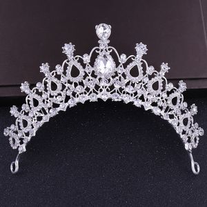 Nya ankomst lyxtyper bröllop tiaras diamant krona brud brud pannband för brud hår smycken festtillbehör