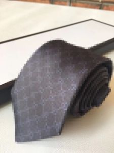 2023 Брэнд Мужчины связывают 100% шелк Жаккард Классический тканый модный галстук