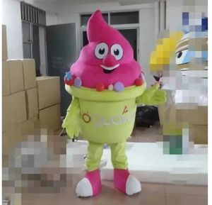 Halloween Cute Ice Cream Mascot Costume Walking Halloween Suit Large Event Costume Suit Party dress