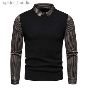 Men's Sweaters Winter Men's Sweater 2022 New Knitwear Large Size Led Clothes Casual Pullovers Personality Fashion Cold Shirts L230922