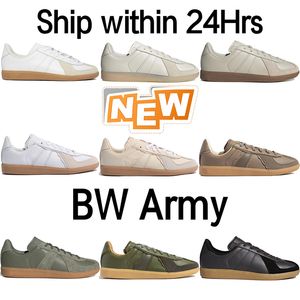 New men BW Army trainers women running shoes Wonder White Blue Black Olive brown green light tan beige designer mens trainer womens sneakers EUR 36-45 US 5-11