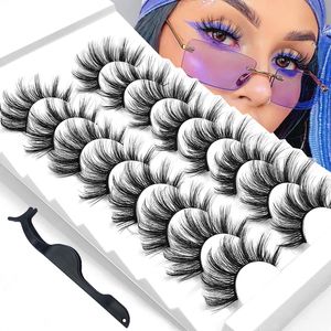 False Eyelashes 85 Pairs 3D 5D Fake Mink Eyelashes Set Fluffy Natural Long Wispy Silk Eye Lashes Vendor High Volume Vegan Cilias 230921