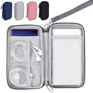 Storage Bags Travel Portable Bag Power Bank Pouch USB Charger Data Cable Wires Organizer Earphone Phone Keys Gadgets Package