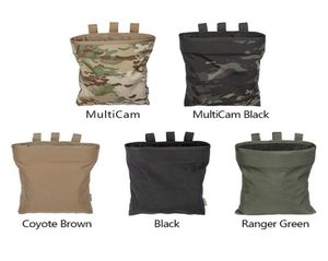 Tactical Magazine Dump Pouch Molle Mag Drop Pouchs Recycling Bag Storage hunting Tool Bag4818218