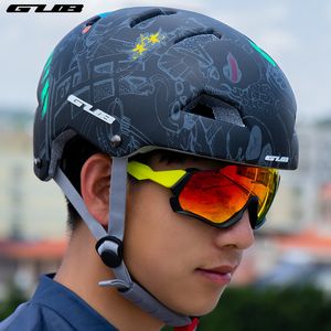 Skateshjälmar Gub Mountain Road Bike Cycling Hjälm Scooter Street Bike Rock Climbing Helmet kan installeras Action Camera Bicycle Helmet 230921