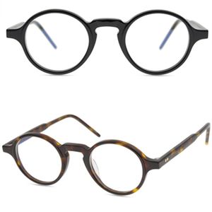 Runde Optische Gläser Marke Brillen Rahmen Männer Frauen Mode Vintage Plank Brillengestell Kleine Myopie Gläser Eyewear318S