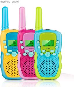 Walkie Talkie YooXun T-388 Walkie Talkie Crianças 3 Pcs Receptor de Rádio Infantil Walkie-Talkie Crianças Presente de Aniversário Brinquedos Infantis para Meninos Meninas HKD230922