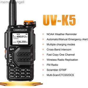 Walkie Talkie UV-K5 UV Two Way Radio 200CH Tri Band 136-174/350-400/400-470mhz Handheld radio UVK5 Walkie Talkie Radio HKD230922