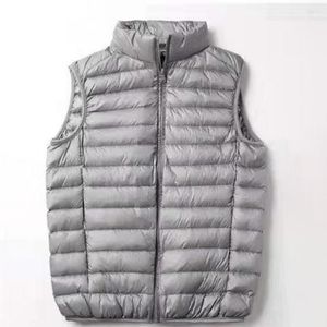 Men's Vests Lightweight Men Vest Stylish Sleeveless Down Jacket Zipper Closure Warm Outerwear For Autumn Winter