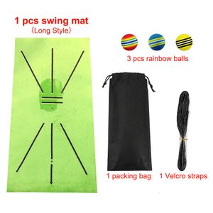 Autres produits de golf Swing Mat Frapper Batting Direction Mark Trace Indoor Home 11 8 x 23 6 