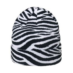 Beanie/Skull Caps Winter Hats Ladies Leopard Beanie Hats Fashion Wool Winter Warm Knitted Hats print Hip Hop beanies cap gorros thicken bonnet q130