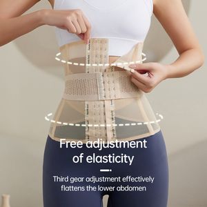 Arm Shaper Ultrathin Invisible Double Belt Corset Transparent Summer Slimming Sheath Woman Flat Belly Waist Trainer Tight Shapewear 230921