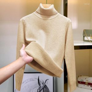 Kadınların Sweaters Bludenk Sweater Kadınlar Rahat Kalışlı Çizgili Sıcak Sueter Örme Külot İnce Üstler Jersey Örgü Jumper Kış