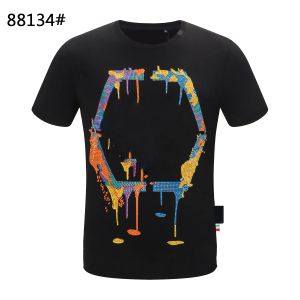 2023 designer t shirts PLEIN BEAR skull diamond PP t shirt short sleeve dollar brown bear brand tee oneck high quality skulls tshirt tees tops pb #002