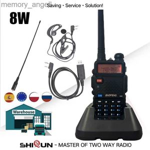 Walkie Talkie Baofeng 8W UV-5R Walkie Talkie 10 km UHF VHF Baofeng UV5R Radios Tri-Power Band High Middle Low UV 5R Baofeng UV-9R UV-82 UV-8HX HKD230922222222222222222222