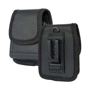 Hot Sale Universal Leather Cell Phone Belt Clip Pouch Case Holster Cover For Samsung Galaxy Z Flip 3 Flip 4 Flip 5 Mobile Phone Waist Carrying Hanging Bag Case