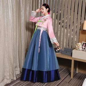 Wysokiej jakości kobiety Koreańska tradycyjna sukienka Weddna Kobieta z długim rękawem Hanbok Ancient National Clothing 89 Ethic293W