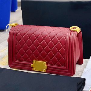 Borsa a mano migliore qualità FASHION Borse firmate Borsa da donna Portafoglio CC Pelle di agnello Doppia copertina Tracolla a tracolla Lady Catena di metallo di lusso Frizione Patta Totes Filo Pur