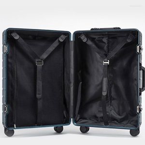 Чемоданы TRAVEL TALE Алюминиевый костюм 24-дюймовый спиннер 20-дюймовая деловая тележка для багажа на колесиках