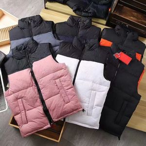 Herrenwesten Männer Winter Puffer Weste Frauen Daunenweste Wasserdicht Casual Paar Parka Outdoor Warm Puffy Outfit Outwear Mehrfarbig Top Streetwear Frühling h