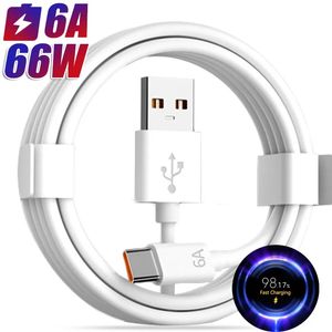 66W 6A USB A bis Typ C Schnelllade-Ladekabel Handy-Datenkabel für Samsung Xiaomi Huawei Computer Mobiles Datenkabel