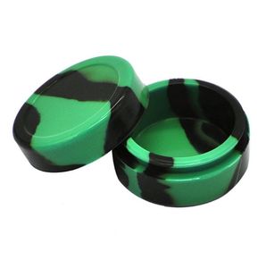 Nuovi contenitori colorati antiaderenti per cera da 25 ml Contenitori in silicone Barattoli per utensili Contenitore per olio Portapillole Scatole per narghilè Accessori per fumatori DHL Free