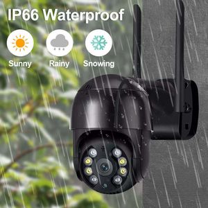 IP -kameror 4K 8MP WiFi Camera 5MP H.265 Trådlös utomhus PTZ AI Tracking 2MP HD Security 1080p CCTV Surveillance P2P ICSEE 230922