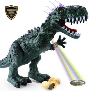 ElectricRC Animals TEMI Electric Dinosaurs Sound Light Toy Excavation Robot Jurassic T Rex Educational Toys for Childrens Boys 230922