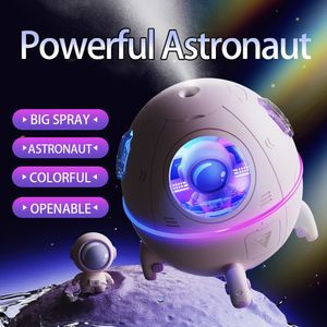 Essential Oils Diffusers Home Portable Office Desktop USB Astronaut Space Capsule Air Humidifier Diffuser 220ML With Colorful Led Light Christmas Gift 230923